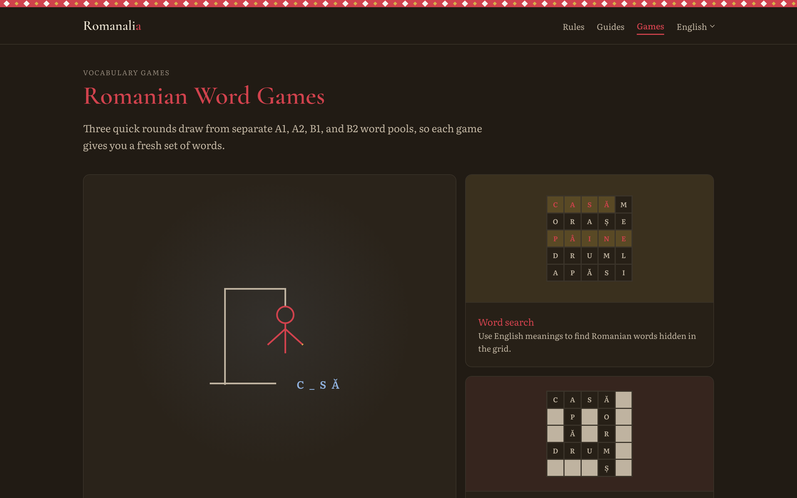 Word games
